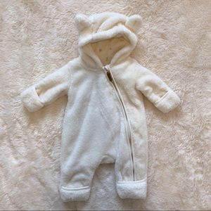 h&m baby overall teddy
